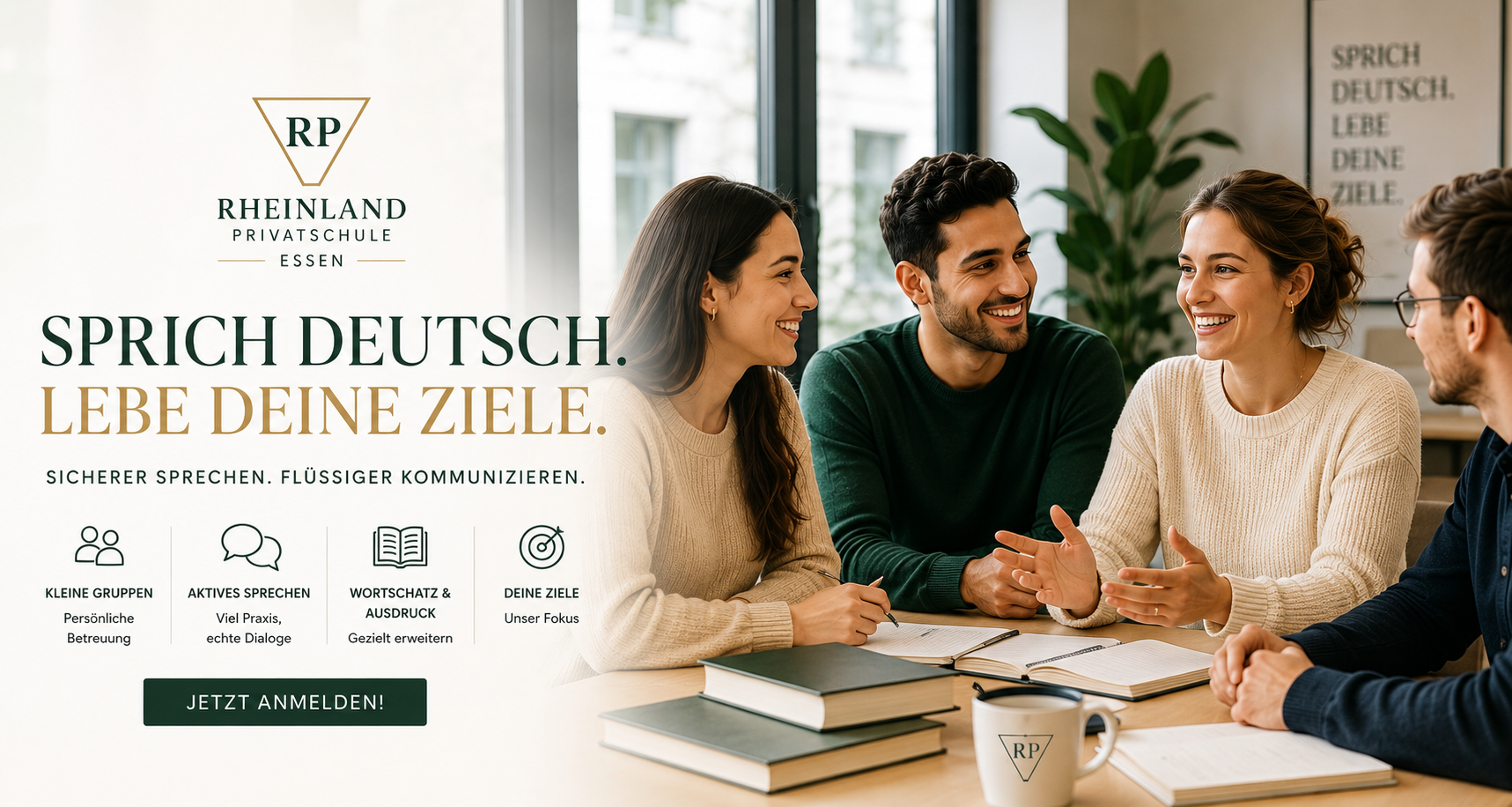 Konversationskurs Deutsch in Essen – Sicher sprechen & flüssig kommunizieren